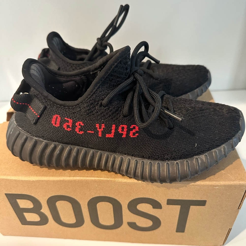 Adidas Yeezy Boost 350 V2 Core Black Core Red US Men’s Size 4 / Women’s 6